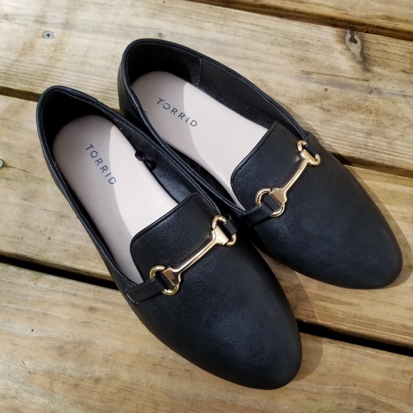 torrid Shoes - Torrid Flat Black Wide Width Shoes
